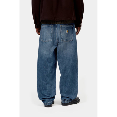 Carhartt WIP Brandon Pant - Blue Marble Used Wash - Streetart.fr