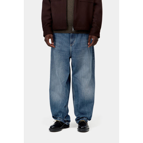 Carhartt WIP Brandon Pant - Blue Marble Used Wash - Streetart.fr