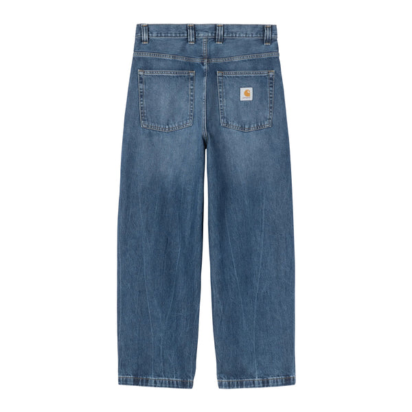 Carhartt WIP Brandon Pant - Blue Marble Used Wash - Streetart.fr