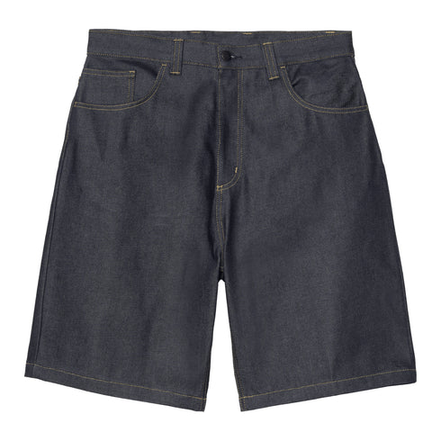 Carhartt WIP Brandon Short - Blue Rigid - Streetart.fr