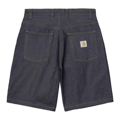 Carhartt WIP Brandon Short - Blue Rigid - Streetart.fr