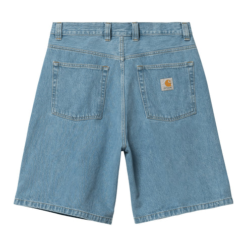 Carhartt WIP Brandon Short - Blue Stone Bleached - Streetart.fr