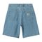 Carhartt WIP Brandon Short - Blue Stone Bleached - Streetart.fr