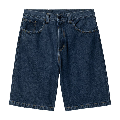Carhartt WIP Brandon Short - Blue Stone Washed - Streetart.fr