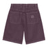 Carhartt WIP Brandon Short - Cozy Purple Stone Dyed - Streetart.fr