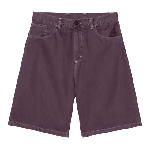 Carhartt WIP Brandon Short - Cozy Purple Stone Dyed - Streetart.fr