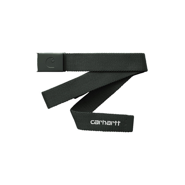 Carhartt WIP C-Logo Belt Tonal - Canvas Raven / White — ceinture