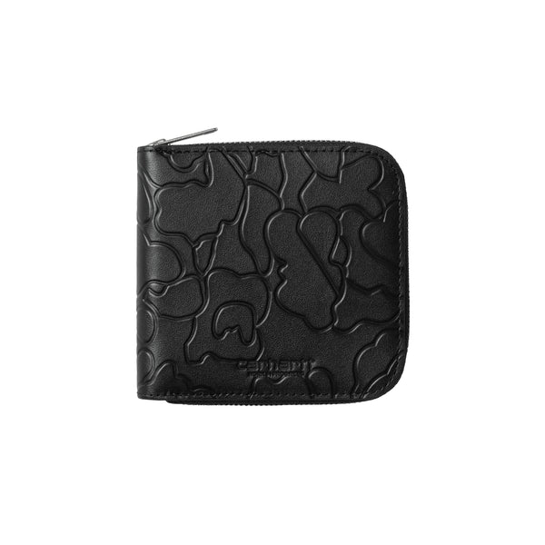 Carhartt WIP Camo Duck Wallet - Black / Black - Streetart.fr