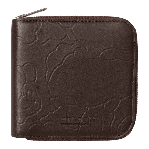 Carhartt WIP Camo Duck Wallet - Palisander / Silver - Streetart.fr