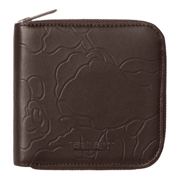 Carhartt WIP Camo Duck Wallet - Palisander / Silver - Streetart.fr
