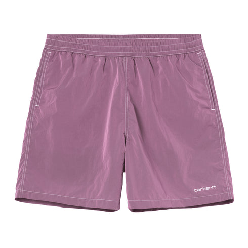 Carhartt WIP Canby Swim Trunks - Gentle Purple / White - Streetart.fr