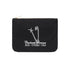 Carhartt WIP Canvas Graphic Zip Wallet Safety Pin Embroidery Black - Streetart.fr