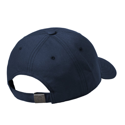Carhartt WIP Canvas Script Cap Air - Force Blue / Malbec - Streetart.fr