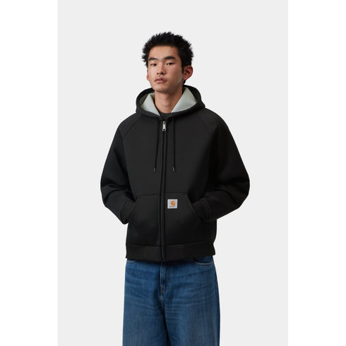 Carhartt Wip Car-Lux Hooded Jacket - Black - Streetart.fr