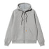 Carhartt WIP Car-Lux Hooded Jacket - Grey Heather / Grey - Streetart.fr