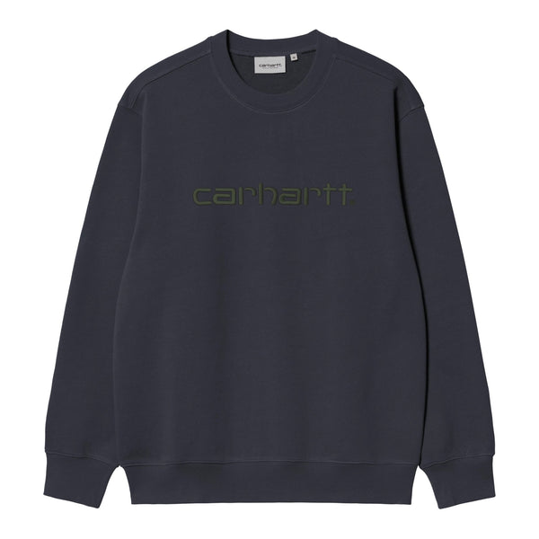 Carhartt WIP Carhartt Sweat - Dark Navy / Dark Scarab - Streetart.fr