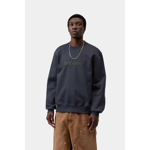 Carhartt WIP Carhartt Sweat - Dark Navy / Dark Scarab - Streetart.fr