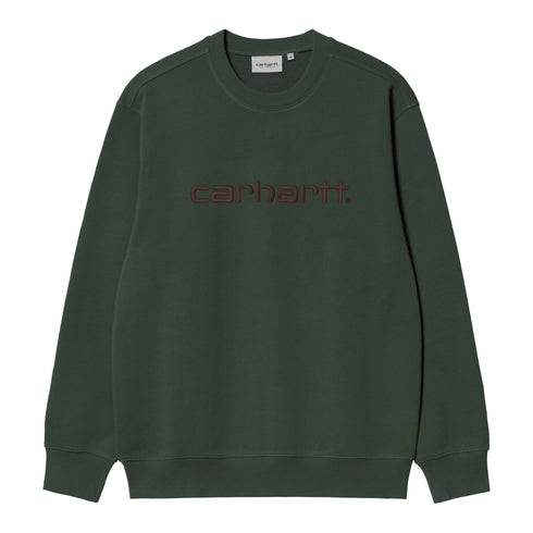 Carhartt WIP Carhartt Sweat - Dark Scarab / Palisander - Streetart.fr