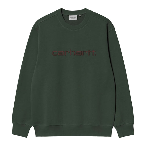 Carhartt WIP Carhartt Sweat - Dark Scarab / Palisander - Streetart.fr