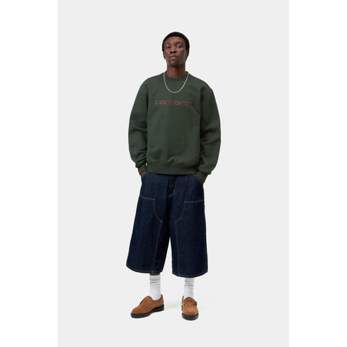 Carhartt WIP Carhartt Sweat - Dark Scarab / Palisander - Streetart.fr