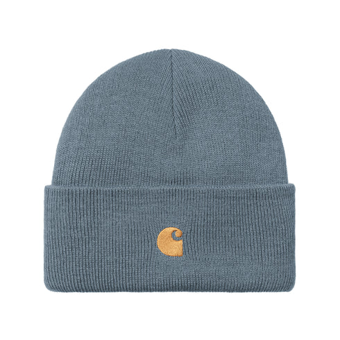 Carhartt WIP Chase Beanie - Angelite / Gold - Streetart.fr