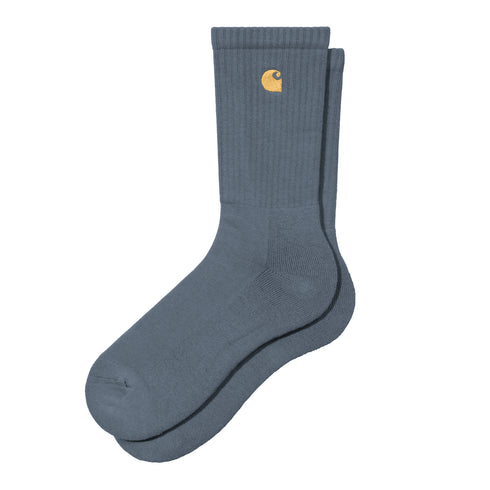Carhartt WIP Chase Socks - Angelite / Gold - Streetart.fr