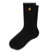 Carhartt WIP Chase Socks - Black / Gold - Streetart.fr