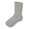 Carhartt WIP Chase Socks - Grey Heather / Gold - Streetart.fr