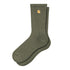 Carhartt WIP Chase Socks - Leaf / Gold - Streetart.fr
