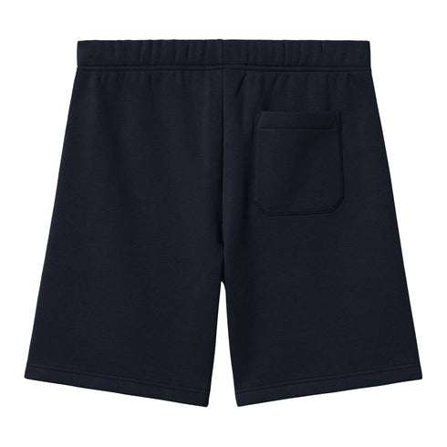 Carhartt WIP Chase Sweat Short - Dark Navy / Gold - Streetart.fr