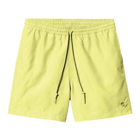 Carhartt WIP Chase Swim Trunks - Artic Lime / Gold - Streetart.fr
