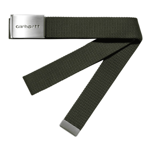 Carhartt WIP Clip Belt Chrome Opuntia - Streetart.fr