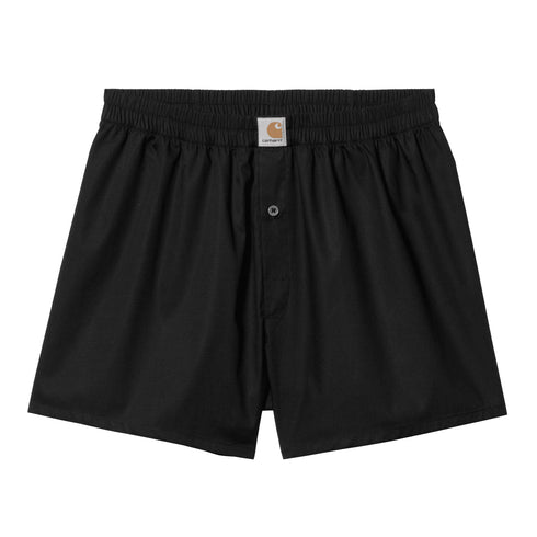 Carhartt WIP Cotton Boxer - Black - Streetart.fr