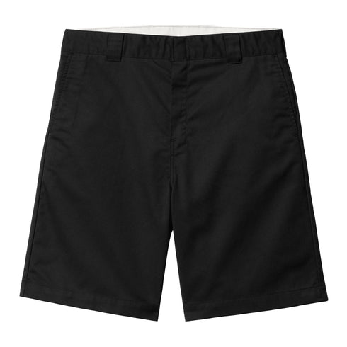 Carhartt WIP Craft Short - Black Rinsed - Streetart.fr