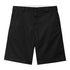 Carhartt WIP Craft Short - Black Rinsed - Streetart.fr