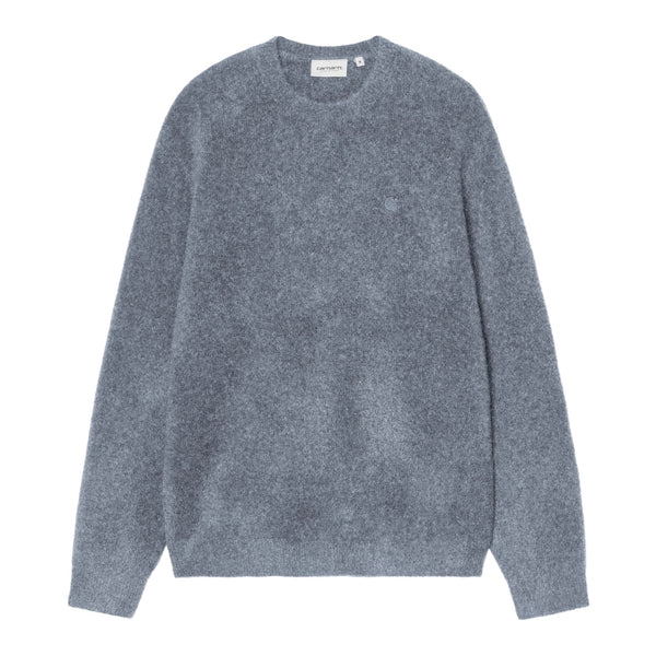 Carhartt WIP Curtis Sweater - Tangled Shady Blue - Streetart.fr