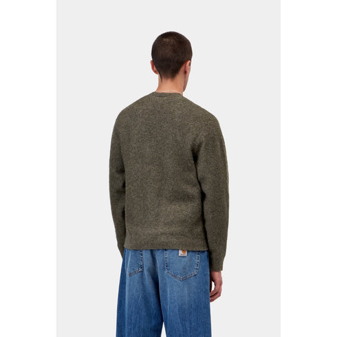Carhartt WIP Curtis Sweater - Tangled Shungite - Streetart.fr