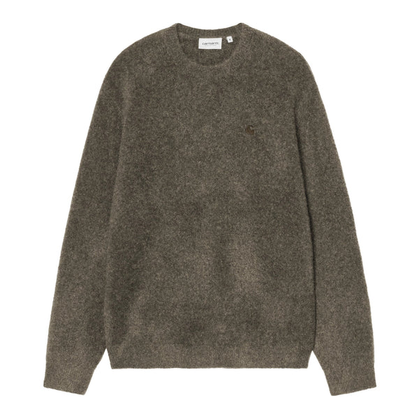 Carhartt WIP Curtis Sweater - Tangled Shungite - Streetart.fr