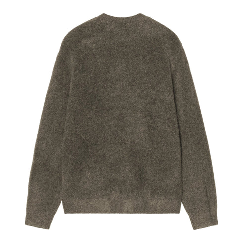 Carhartt WIP Curtis Sweater - Tangled Shungite - Streetart.fr