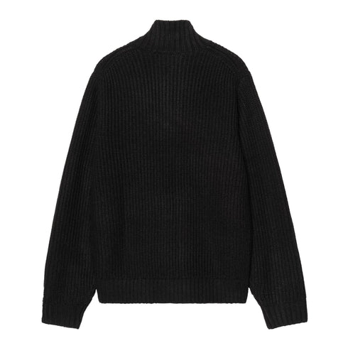 Carhartt WIP Detroit Half Zip Sweater - Black - Streetart.fr