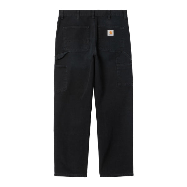 Carhartt WIP Double Knee Pant - Black Stone Canvas - Streetart.fr