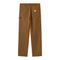 Carhartt WIP Double Knee Pant Deep H Brown Aged Canvas - Streetart.fr