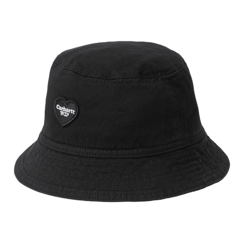 Carhartt WIP Drewe Bucket Hat Bob - Black Rinsed - Streetart.fr