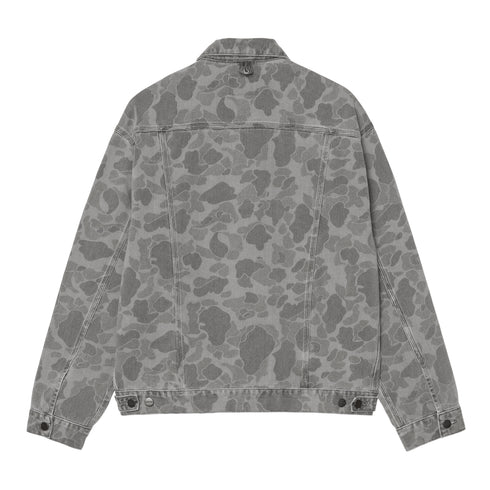 Carhartt WIP Duck Helston Jacket - Camo Duck Black Heavy - Streetart.fr
