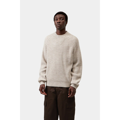 Carhartt WIP Firth Sweater - Fleur De Sel - Streetart.fr