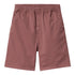 Carhartt WIP Flint Short - Dusty Pink Garment Dyed - Streetart.fr