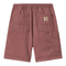 Carhartt WIP Flint Short - Dusty Pink Garment Dyed - Streetart.fr