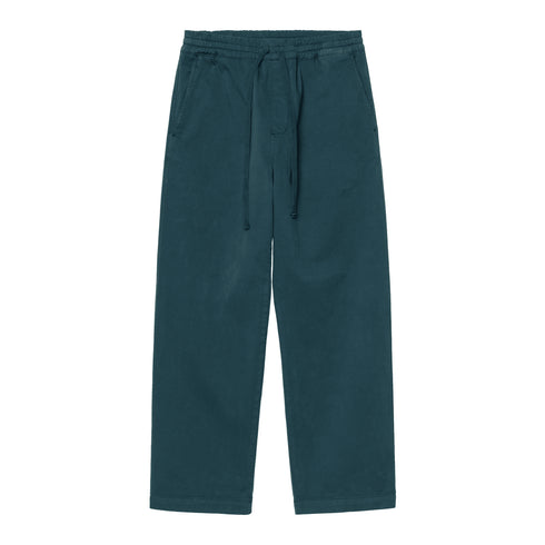 Carhartt WIP Floyde Pant - Deep Lagoon Garment Dyed - Streetart.fr