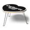 Carhartt WIP Heart Folding Table - Black / White - Streetart.fr