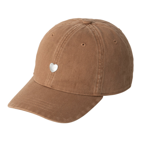 Carhartt WIP Heart Metal Cap - Hamilton Brown / Silver — casquette